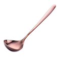 thumbnail image 1 of Soup Spoon Ergonomic Design Comfortable Grip Stainless Steel BPA Free Deep Head Stirring Ladle Kitchen Supplies, 1 of 10