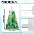 thumbnail image 7 of ZIATUBLE Marble Stripes Hanging Hand Dry Towels Fast Drying Bathroom Hand Towels Breathable Dish Towels for Kitchen Decorative Lightweight Hand Towels for Bathroom with Loop, 7 of 7