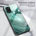 thumbnail image 2 of Allytech Galaxy A21s Cover, A21s Case, Slim Fit Wireless Charging Support Heavy Duty Defender Shockproof Anti-scratch Back Cover Case for Samsung Galaxy A21s, Green Marble, 2 of 2