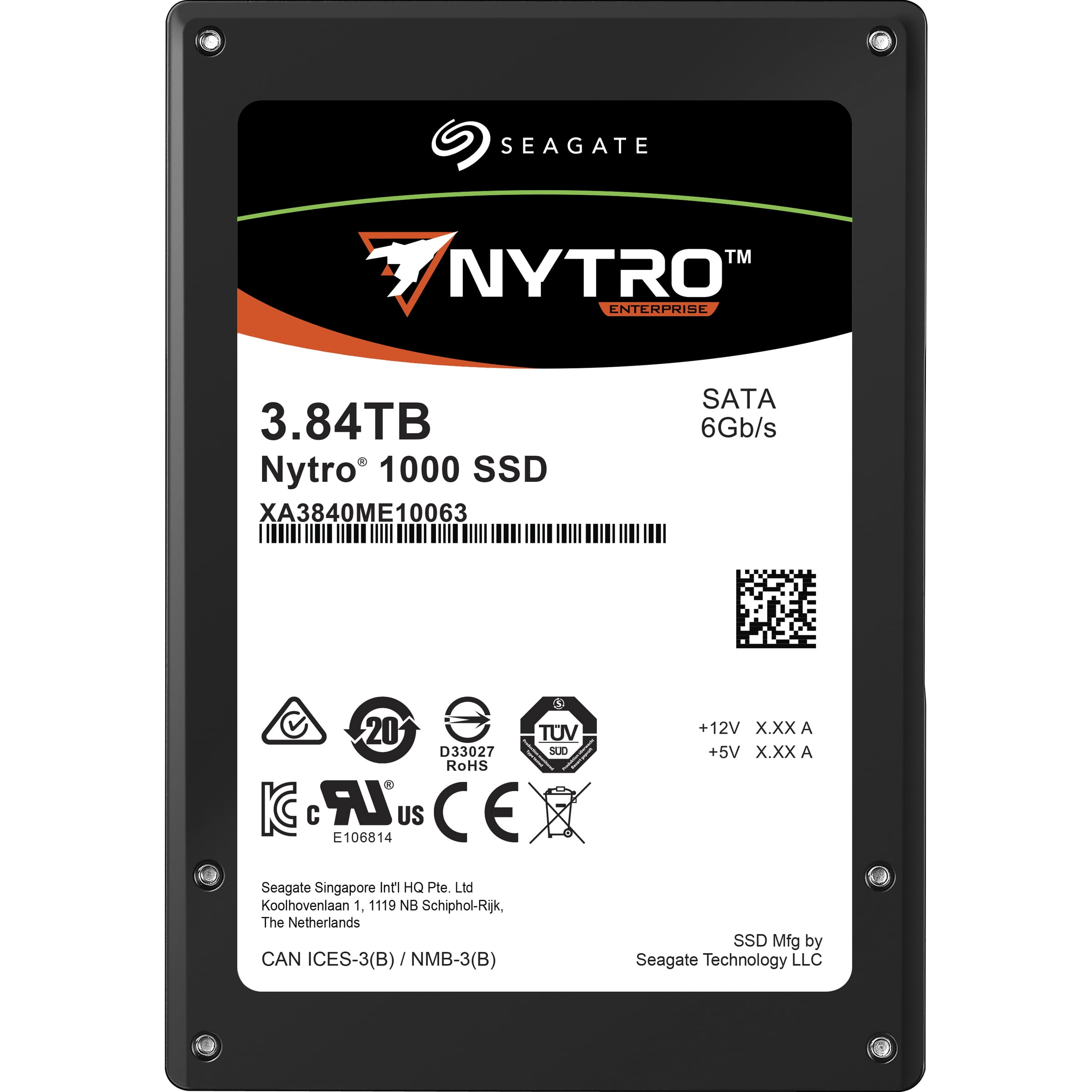 Seagate XA3840ME10063 Nytro 1551 ME 3.84TB 2.5'' SATA SSD