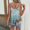 thumbnail image 5 of Riecok Sleeveless Vest for Women Round Neck Sleeveless Summer Loose Printed Casual Loose Suitable for Home and Outdoor Activities Blue M, 5 of 7