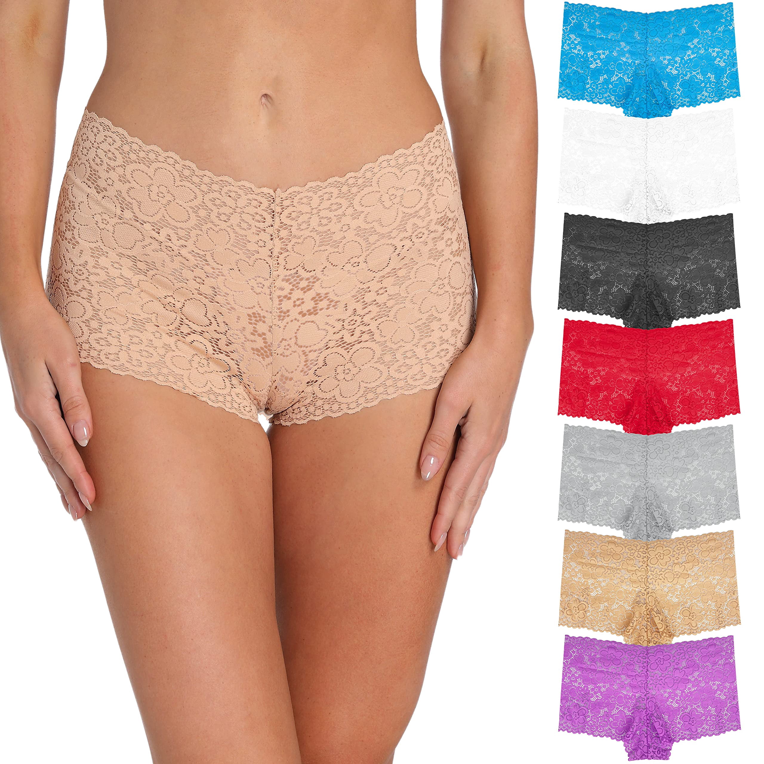 Boguish Boy Shorts Underwear for Women Seamless Boyshorts Panties