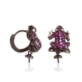 thumbnail image 2 of JEWELRY LANCASTER PURPLE IP BLACK WOMEN JLA EAR FROG 5, 2 of 3
