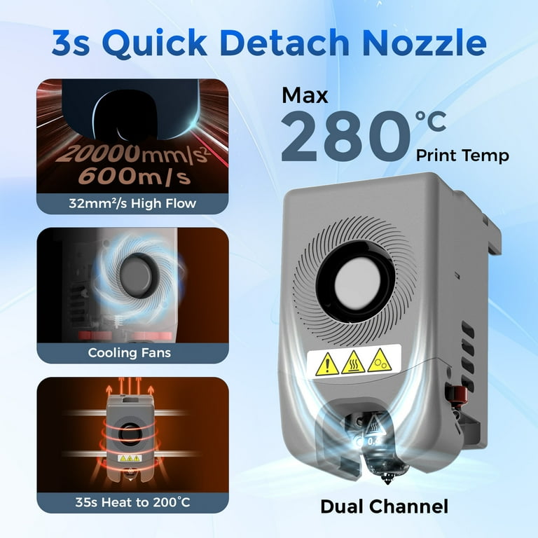 Flashforge Adventurer 5M Pro 3D Printer, High Speed, PLA Flexible