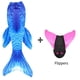 thumbnail image 5 of Nuevo traje de baño de cola de sirena para niños y adultos, disfraz de sirena para mamá y niña, regalo de fiesta para niños, traje de baño de fantasía con aleta Monofin, 5 of 5