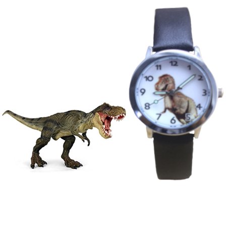 Kids Boys Dinosaur T Rex Glow in the Dark Hands Children (Best Night Glow Watches)