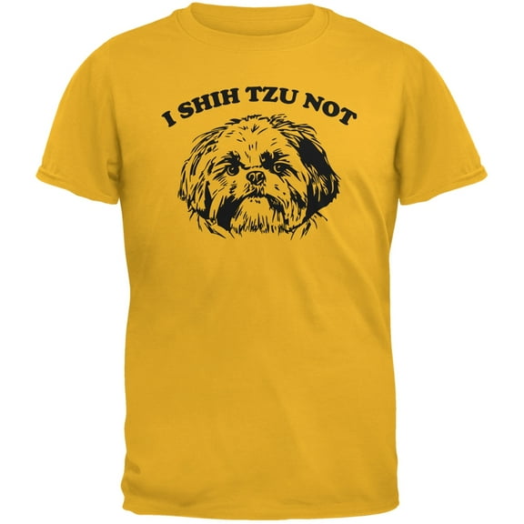I Shih Tzu Not Gold Adult T-Shirt - X-Large