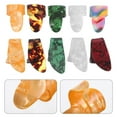 thumbnail image 3 of WEUVEB 10 Pcs Thumb Finger Picks Medium Flat Thumbpicks Celluloid Guitar Finger Picks For Acoustic Electric Guitar Ukulele Banjo Mandolin, 3 of 8