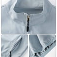 thumbnail image 5 of Kalauyu Sleeveless Zip Up Vest for Men Stand Collar with Multi Zipper Pocket Casual Lightweight Outdoor Fishing Hiking Waistcoat, 5 of 9