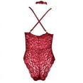 2024 Women's Embroidery See Through Binding Hollow Three Point