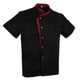 thumbnail image 1 of Chaqueta de Chef Unisex Sunnimix Manga Corta Negro 3XL, 1 of 7