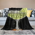 thumbnail image 2 of ARISTURING  Cocktail Throw Blanket, Ingredients of Margarita Sketch Lime Juice Liqueur Orange and Tequila, Flannel Accent Piece Soft Couch Cover for Adults, Grey White Apple Green, 2 of 6