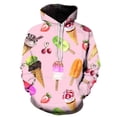 thumbnail image 2 of Sudadera con capucha con estampado 3D de frutas y dulces para hombre, sudaderas casuales divertidas de talla grande para mujer, ropa de calle para hombre, sudadera con capucha para hombre, 2 of 4