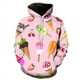 thumbnail image 2 of Sudadera con capucha con estampado 3D de frutas y dulces para hombre, sudaderas casuales divertidas de talla grande para mujer, ropa de calle para hombre, sudadera con capucha para hombre, 2 of 5