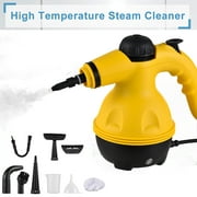 TOMSHOO Handheld Steam Cleaner 1000W Portable High Temperature Steamer for Cleaning with 10Pcs Accessories, for Kitchen Sofa Bathroom Car Window