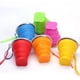 thumbnail image 4 of Tazas plegables sin BPA, taza de agua de grado alimenticio, taza de viaje de silicona retráctil de color, taza de mano portátil para café al aire libre, 4 of 4