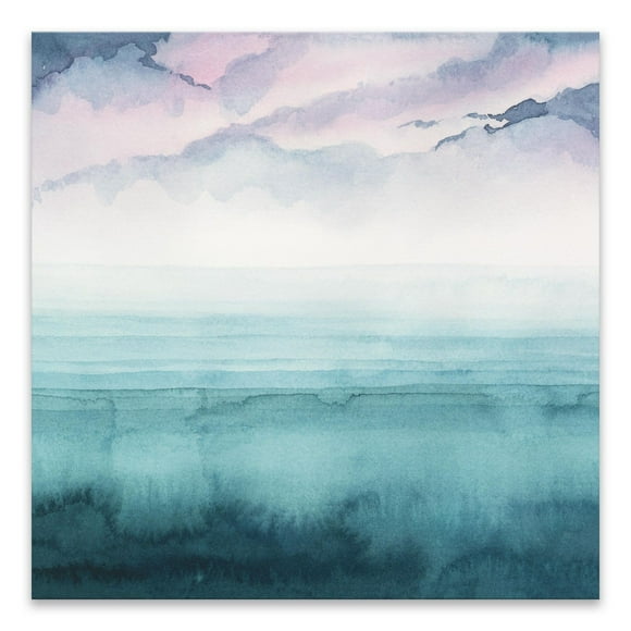 Artissimo Designs Acrylique imprimé Dusk on the Bay II - 11.75W x 11.75H x 1D
