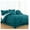 Teal, variant on Sydney King Size Comforter Set - 7-Piece Pintuck Bedding - Teal, Lightweight Pinch Pleat Comforter with Decorative Pillows Bed Set for All Season