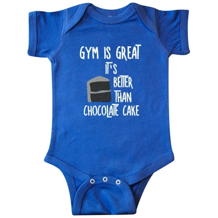 

Inktastic Gym Is Great White Text Gift Baby Boy or Baby Girl Bodysuit