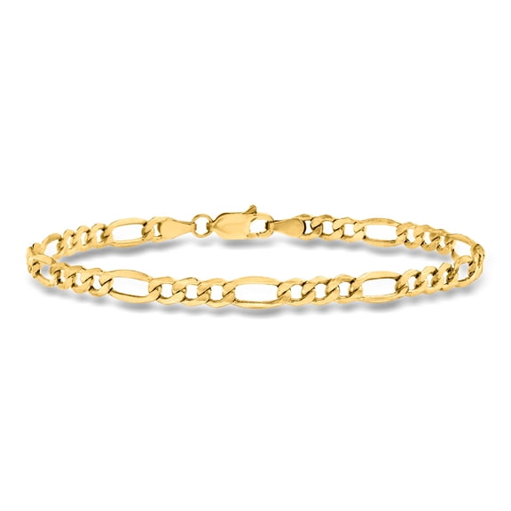 Ross-Simons 4.2mm 14kt Yellow Gold Figaro-Link Bracelet, Women's, Adult