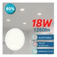 thumbnail image 2 of Pack 5 Piezas de Lampara Luminaria Luz Blanca Ajustable 18W 175mm Diametro, 2 of 7