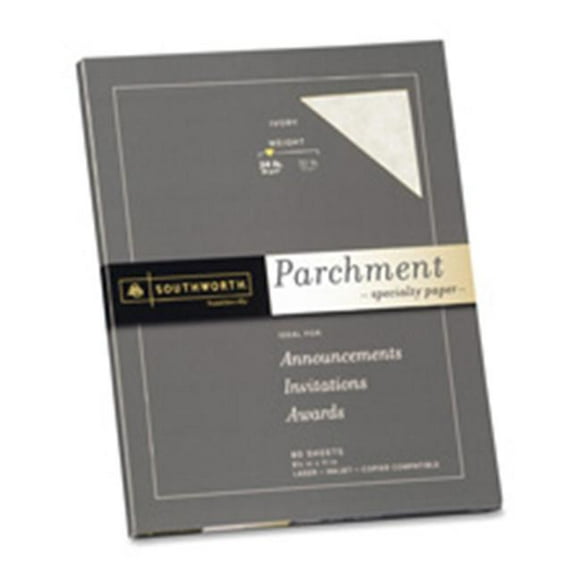 Southworth Company Papier Parchemin Fin- 24Lb- 8-50in.x11in.- Ivoire