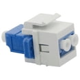 thumbnail image 2 of 4X LC Fiber Optic Adapter LC to LC Duplex Multimode 10GB F/F Coupler for Wall Plates, Patch Panels, 2 of 7