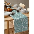 thumbnail image 6 of Cherry Blossoms Table Runner Cotton Linen 36 Inch Holiday Dresser Scarves, Watercolor Flowers Spring Summer Tablerunner for Kitchen Coffee Dining Bedroom Living Room Dinner Scarf Décor 13''x36'', 6 of 9
