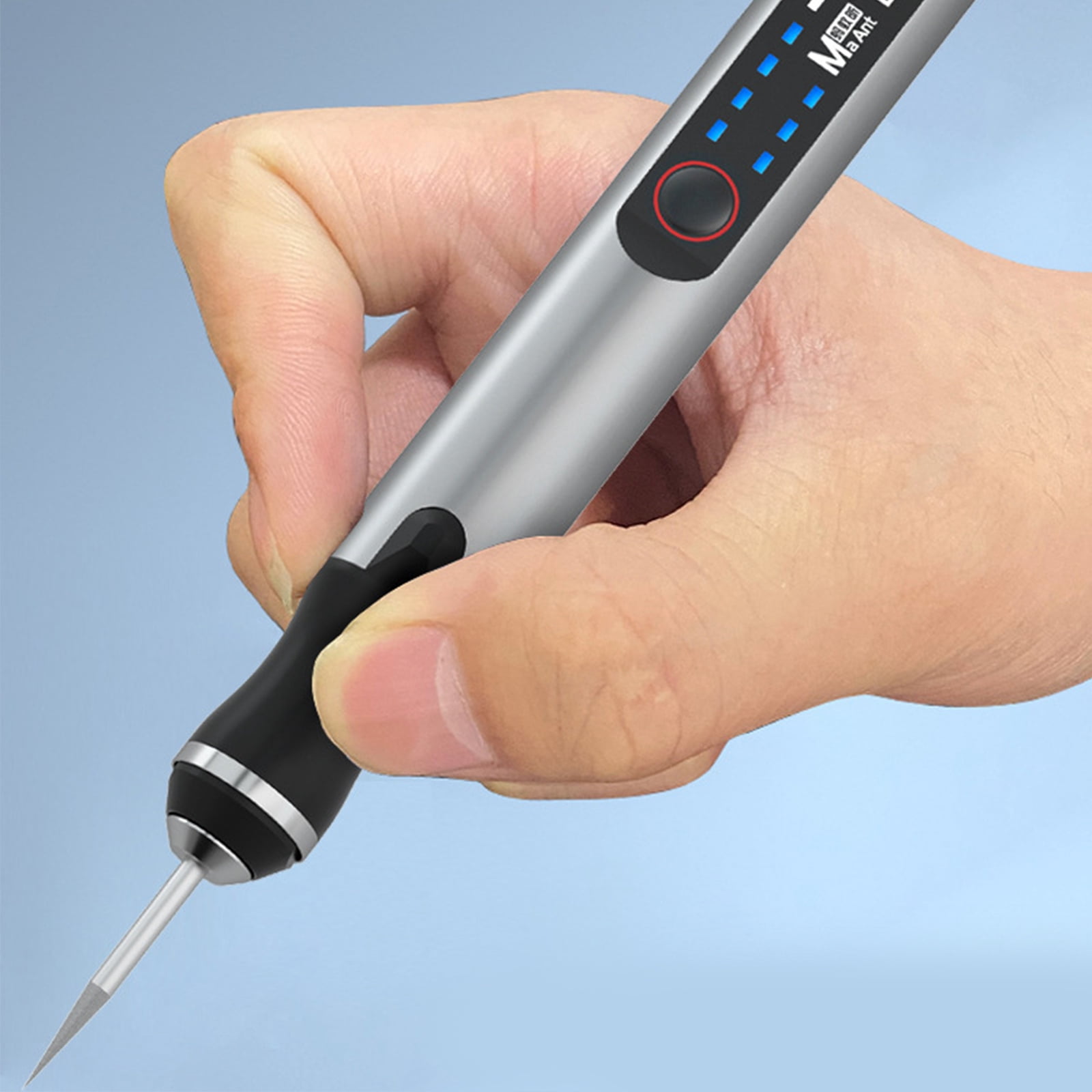 Electric Engraving Pen Rotary Tool 8W Cordless Etching Engraving Tool 7Bits Rotary Etching Pen Easy to Operate