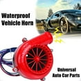 Chicmine Electric Turbo Blow Simulator Car Horn Waterproof High