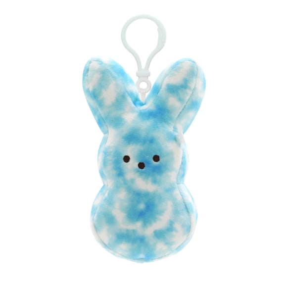 PEEPS® Blue Bunny Plush Backpack Clip Toy for Easter