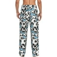 thumbnail image 6 of Cauagu Football Soccer Ball Mens Pajama Pants Sleep & Lounge Pants,PJ Bottoms with Pockets-Large, 6 of 7