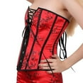 thumbnail image 4 of Chuancc Women'S Exotic Bustiers & Corsets Renaissance Costume Women Plus Size Plus Size CorsetVintage Corset Corset Halloween Costumes Bustier Corset Corset Dress For Women Sexy Red 5XL, 4 of 9