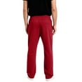 thumbnail image 4 of GrmtClth Mens Sweatpants Wide Leg Baggy Open Bottom Sweat Pants Elastic Drawstring Waist with Storage Pockets Red XL, 4 of 5