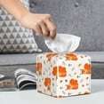 thumbnail image 6 of Naloa Cartoon Squirrel Tissue Box CoverLeather Tissue Holder Square Facial Tissue Case Facial Paper Organizer Dispenser for Bathroom, Vanity Countertop, Tabletop, Car, 6 of 8
