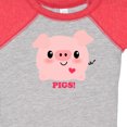 thumbnail image 4 of Inktastic Kawaii I Love Pigs Boys or Girls Baby Bodysuit, 4 of 5