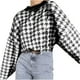 thumbnail image 1 of Suéter retro de punto geométrico de manga larga informal de moda para mujer Fridja  hjk637, 1 of 4