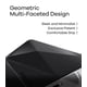 thumbnail image 3 of Funda Aulumu A39 Geométrica para AirPods Pro 3 con cerradura | Funda protectora con hebilla de nailon | Armadura de aleación | Compatible con Apple AirPods Pro 3.ª generación (2025) - Negro, 3 of 6
