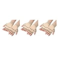 thumbnail image 4 of Minnieouse Guantes sin dedos para aliviar el dolor con terapia magnética, guantes compactos y ligeros para terapia de artritis, punto negro para Type1 NO1, 4 of 6