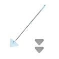 thumbnail image 1 of Rotatable Triangles Dusting Mop Durable Labor-Saving Cleaning Mop for Bathroom Kitchen, 1 of 5