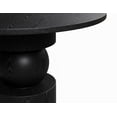 thumbnail image 3 of 48" Round Black Willow Wood Veneer Dining Table, 3 of 4