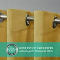thumbnail image 7 of Exclusive Home Delano Heavyweight Textured Indoor/Outdoor Grommet Top Curtain Panel Pair, 54"x120", Sunbath, 7 of 7