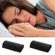 thumbnail image 2 of Cateissary Almohada semi-enrollable negra con soporte para el cuello hecha con felpa y algodón con memoria de amplia aplicación Juegos de cama, 2 of 6