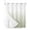 Green, variant on No Hook Cloth Fabric Shower Curtain with Snap in Liner, Sage Green Waterproof Shower Curtains Set with See Through Top Window, Ombre Gradient Striped Minimalist Texture Bath Curtains Shower 36"x78"