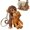Style2, variant on Protect Punch The Monkey Keychain, 3D Resin Cute Monkey Holding Plush Toy Hanging Keychains for Backpack Purse Car Keys Gift