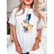 thumbnail image 1 of Women's Casual Sports T-shirt Top For Easter, Watercolor Bunny Stretchy Round Neck Breathable Fabric Short Sleeve Fitness, 1 of 7