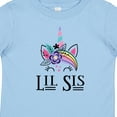 thumbnail image 4 of Inktastic Little Sister Unicorn Lil Sis Girls Baby T-Shirt, 4 of 5
