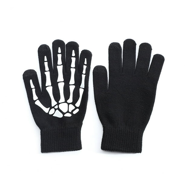 Guantes de invierno, guantes de invierno, cálidos, táctiles, antideslizantes, súper suaves, guantes de punto, guantes deportivos de invierno, bicicleta, ciclismo, motocicleta para hombres y mujeres kaili Sencillez