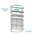 thumbnail image 3 of Atlantic 6-Tier Double Can Rack Wire Organizer for Pantry in Silver, 3 of 9