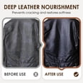 thumbnail image 4 of 2-in-1 Leather Cleaner and Conditioner, Restores Softness & Shine, Protects Couch, Car Seats, Jackets, Shoes from Cracking, 4 of 7